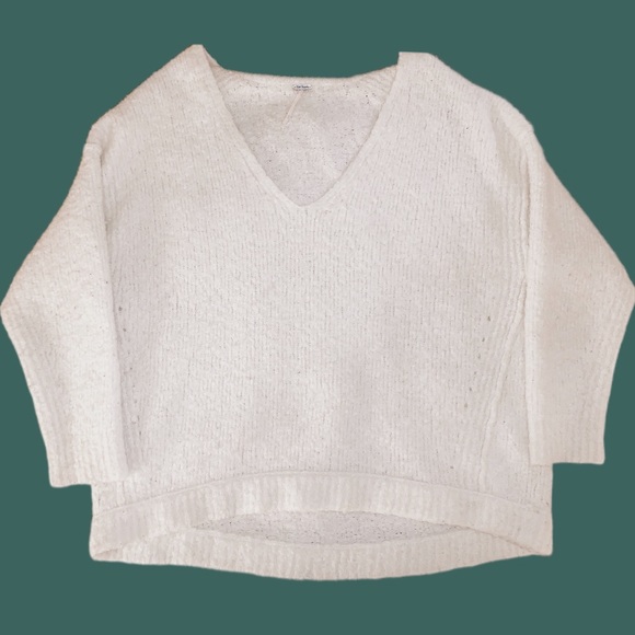 Free People Sweaters - Free People Lofty Chunky Pullover Sweater White